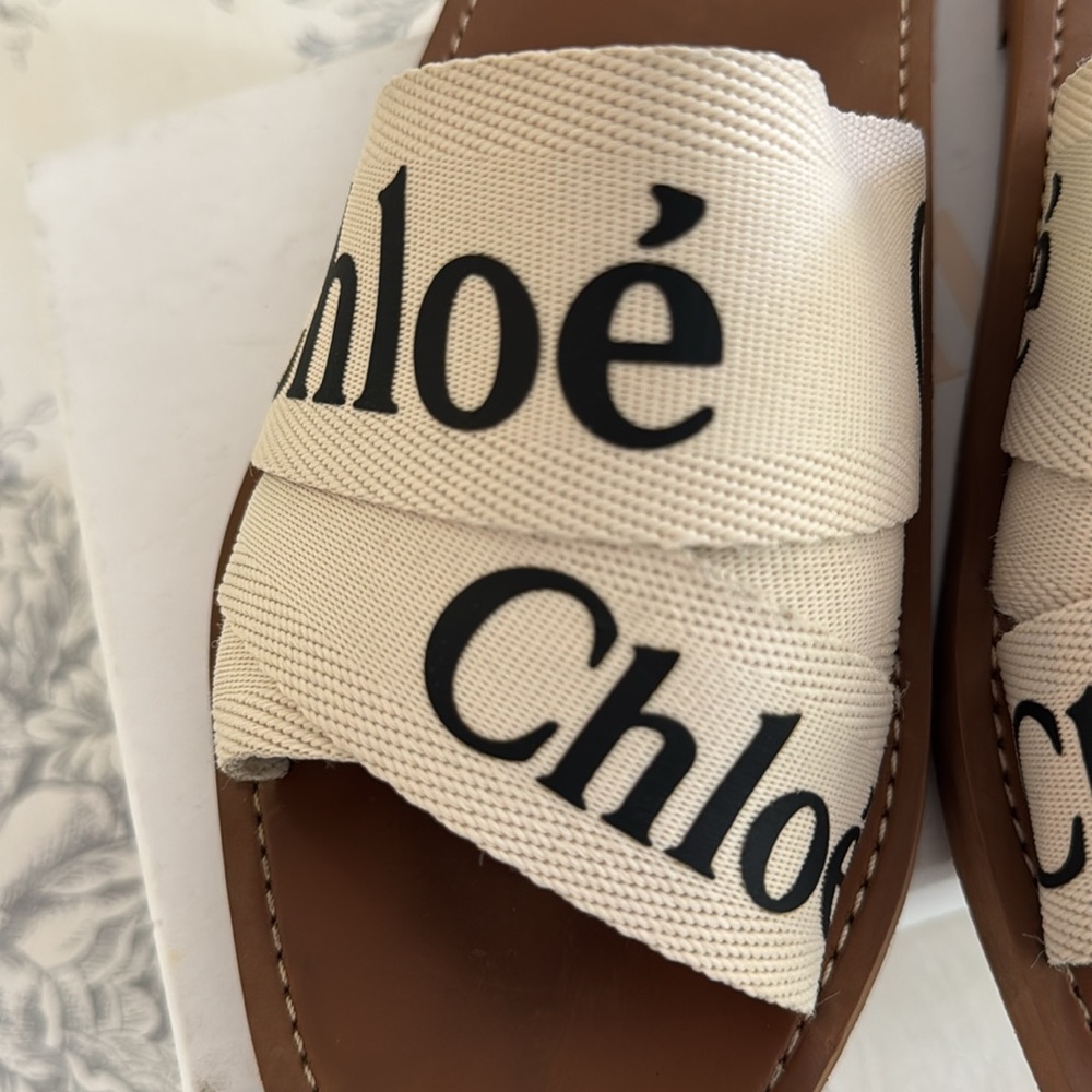 Chloe Woody Sandal Size 40/US 9 - Picture 5 of 13